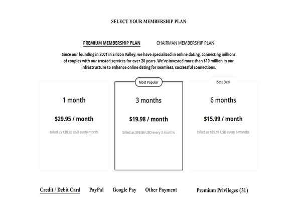 seniormatch-cost seniormatch cost